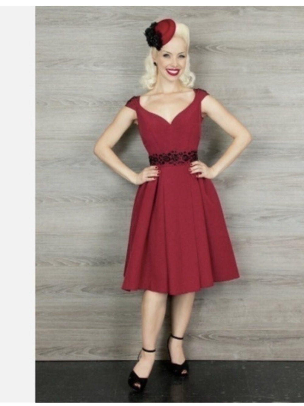 Trashy Diva Burgundy Red Beaded Dress BNWT Size 22